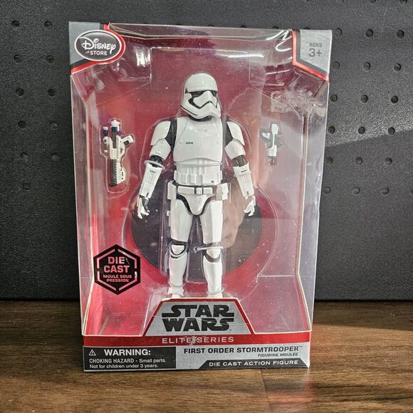 Disney Store Star Wars Elite Series‎ First Order Stormtrooper Die Cast NEW - Picture 1 of 6